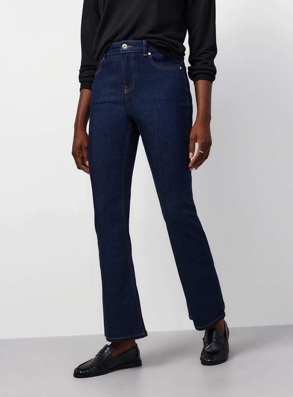 Dark Denim Slim Flare Jeans 12S